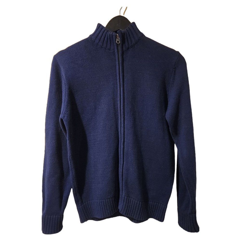Boys Navy Sweater  - Mock Neck - Uniform - Daily Wear